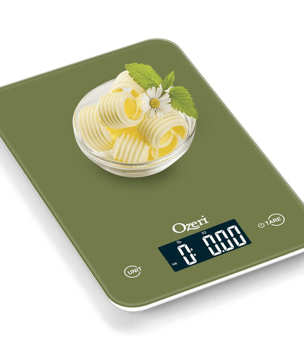 Touch Professional Digital Kitchen Scale (12 Lbs. Edition) in Tempered Glass