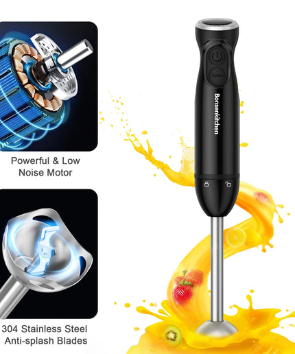 Immersion Blender,  12 Speed Hand Blender