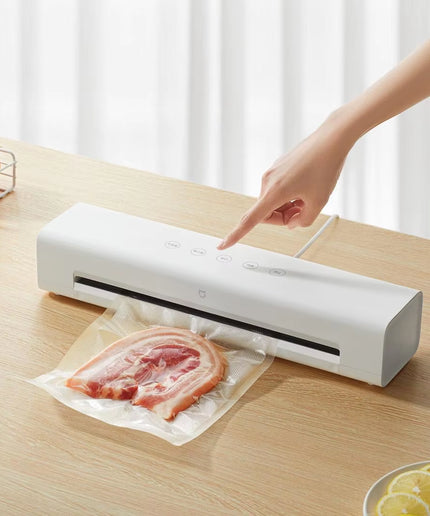 MIJIA Vacuum Sealers Machine 220V with Free 10Pcs Vacuum Bags for Kitchen Household Food Vacuum Sealer Packaging Machine