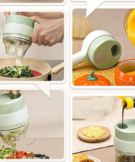 Mini Portable Wireless Chopper Blender Food Processor - The Right Kitchen Equipment