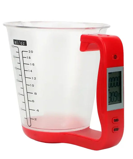 Digital Kitchen Scale LCD Beaker Measuring Cup