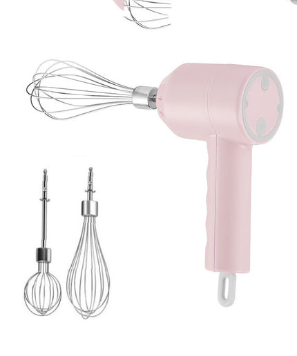 Portable Mini Wireless Electric Egg Beater Handheld USB Rechargeable Food Mixer Milk Frother 3 Speed Cream Food Cake Mixer