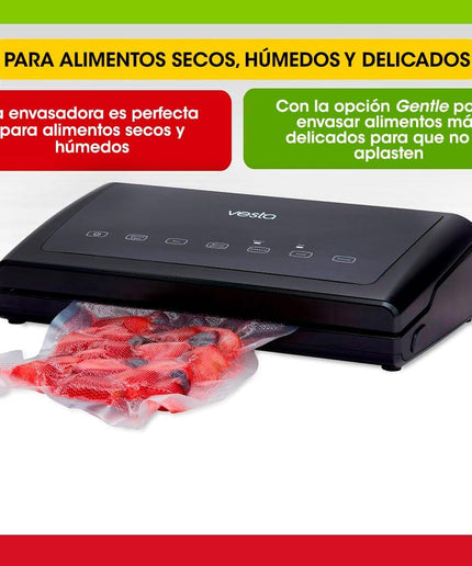 Vacuum Sealer by  - Vac 'N Seal Elite | Extends Food Freshness | Perfect for Sous Vide Cooking | Dry and Moist Food Mode | Built-In Vacuum Roll Storage and Cutter