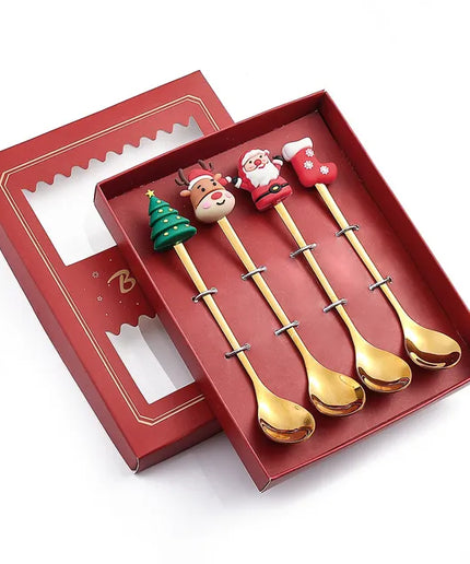 Christmas Cutlery Set: Festive Spoon and Fork