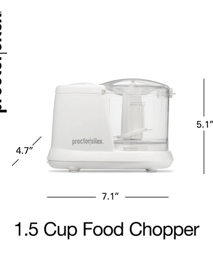 72500RY Mini Food Chopper, White