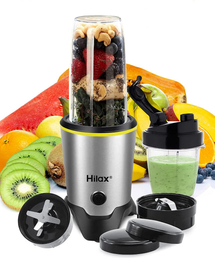 Personal Portable Blender for Shakes ,Smoothies,Food Prep, and Frozen Blending,Countertop Blender with 35Oz and 14Oz Bottles for Kitchen,1200W,Bpa Free(Sliver)