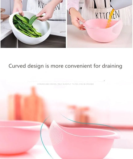 Silicone Colander Rice Bowl