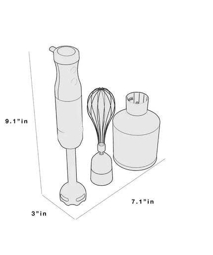 GE Immersion Blender with Accessories