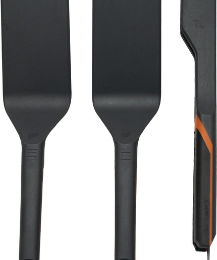 E-Series 3 Piece Tongs and Spatulas Griddle Tool Kit