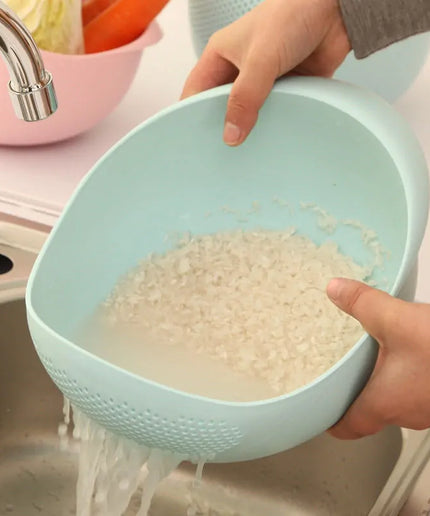 Silicone Colander Rice Bowl