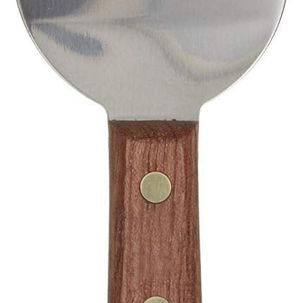 Dexter Stainless Steel Mini Turner with Rosewood Handle - 2 1/2"L X 2 1/4"W Blade