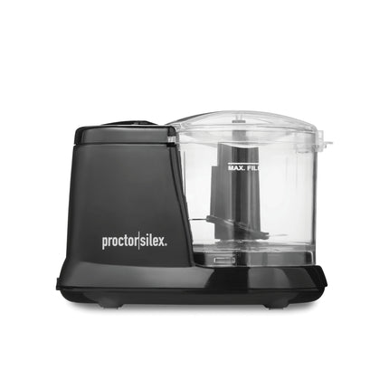 1.5 Cup Food Chopper and Mini Food Processor, Black