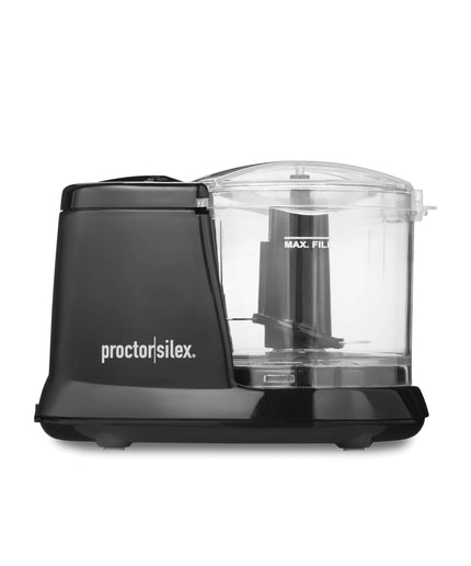 1.5 Cup Food Chopper and Mini Food Processor, Black