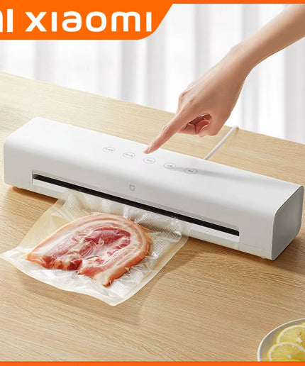 MIJIA Vacuum Sealers Machine 220V with Free 10Pcs Vacuum Bags for Kitchen Household Food Vacuum Sealer Packaging Machine