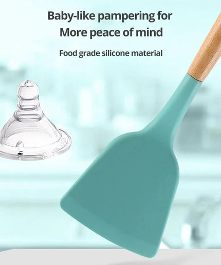 Non Stick Pot Spatula And Spoon