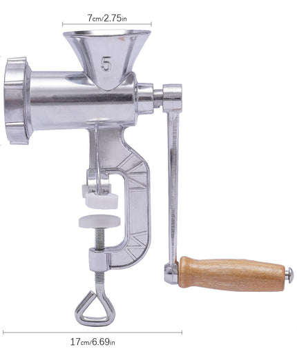 Meat Grinder Mincer Stuffer Heavy Duty Manual Sausage Filler Sauce Maker Machine