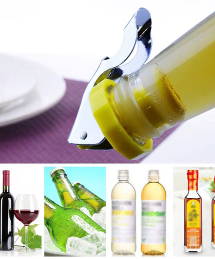 Vacuum Sealers Silicone Wine Bottle Stopper Beer Beverage Caps Leak Free Bar Accessories Home Bar Kitchen Tools Bar Tools