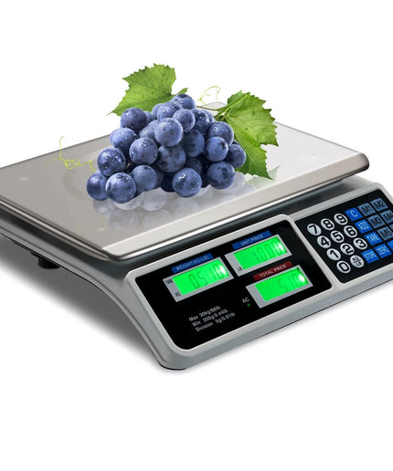 66Lbs Digital Weight Scale Price Computing Retail Count Scale Food Meat Scales