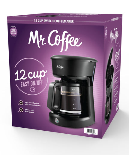 12-Cup Coffee Maker, Black