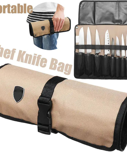 Portable Chef Knife Roll Bag