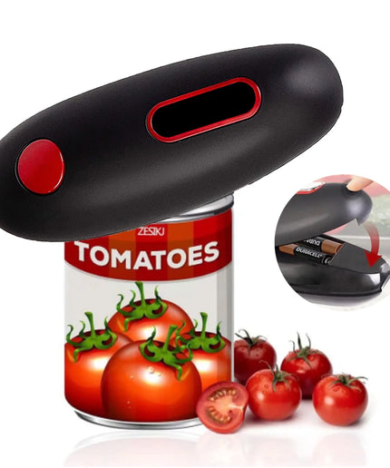 Electric Can Opener,Auto Electric Can Opener,No Sharp Edge a Simple Push of Button - Automatic,Can Opener Electric for Seniors,Kitchen，Home，Restaurant Fits Almost Any Can Size