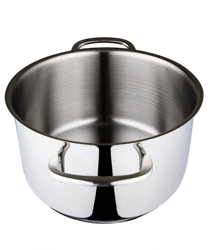 Serenk Modernist Stainless Steel Stock Pot, 20 cm