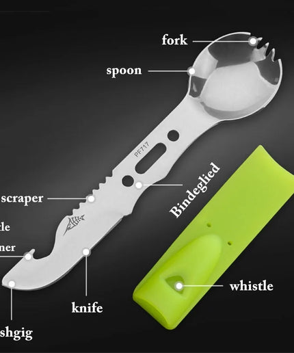 Multifunctional Camping Cookware Spoon Fork