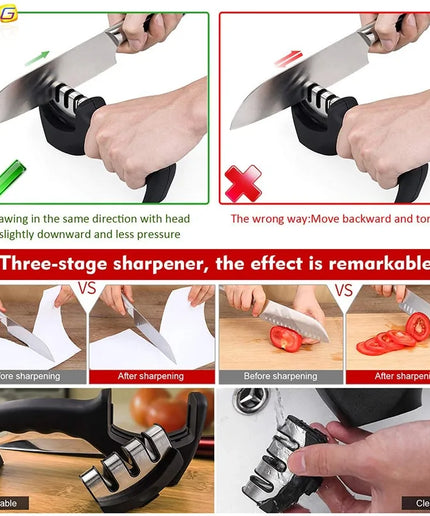 3-Stage Knife Sharpener