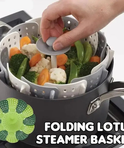 Folding Lotus Steamer Basket