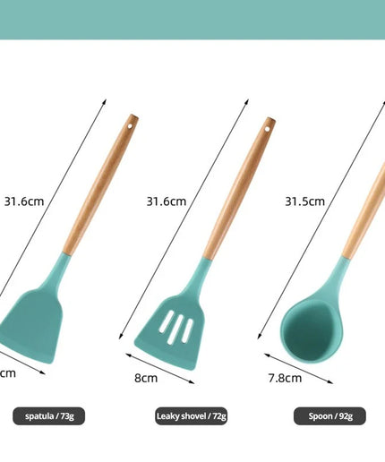 Non Stick Pot Spatula And Spoon