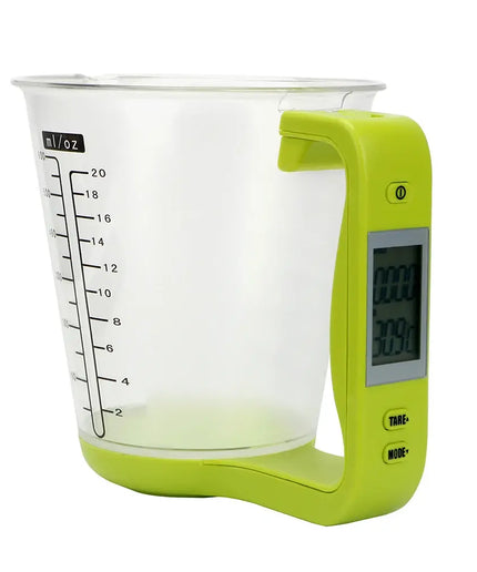 Digital Kitchen Scale LCD Beaker Measuring Cup