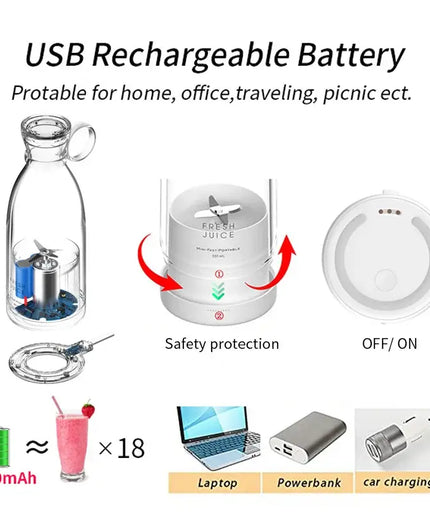 Portable Rechargeable Blender