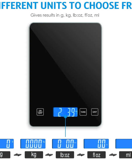 Digital Kitchen Multi-Function Scale